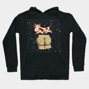 The cow jumped over the moon Hoodie